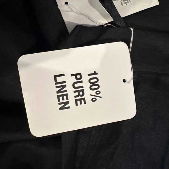 CW CLIFFORD & WILLS WOMENS BLACK LINEN MAXI SKIRT NEW 12 - Picture 7 of 9